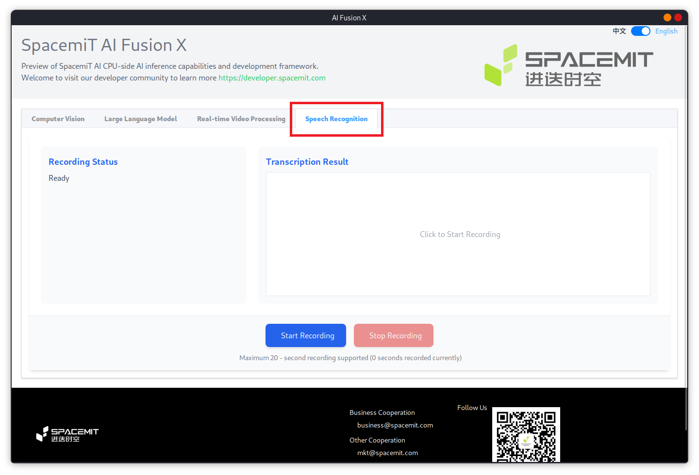 Speech Recognition