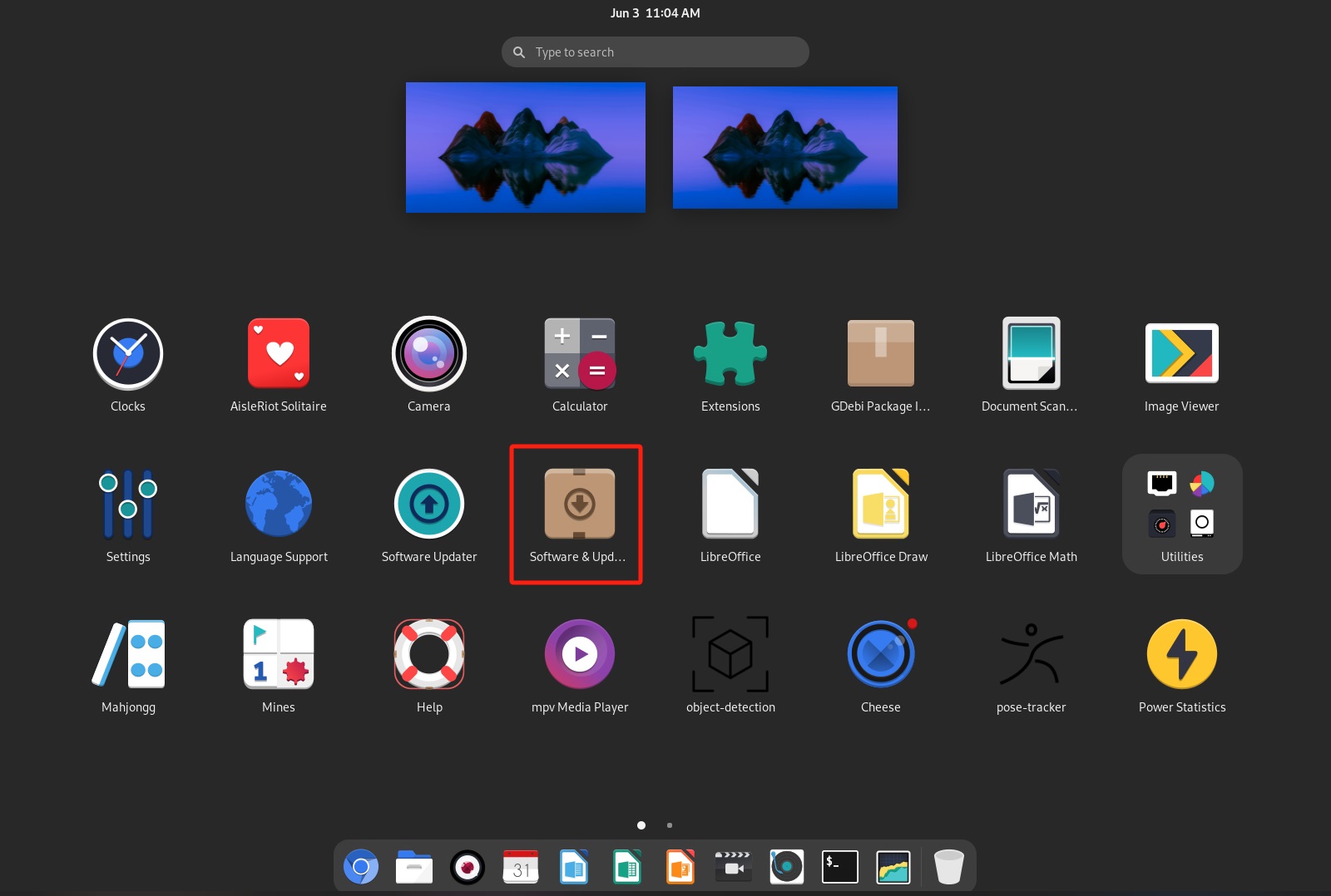 Software and Updates